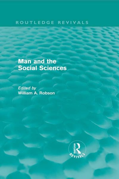 Produktbild: Man and the Social Sciences (Routledge Revivals)