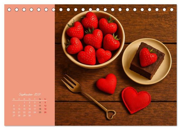 Produktbild: Sag's mit Schokolade (Tischkalender 2027 DIN A5 quer), CALVENDO Monatskalender