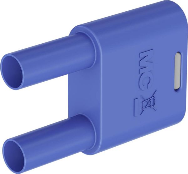 Stäubli SKS2-4N-19 Verbindungsstecker Blau Stift-Ø: 4mm Stiftabstand: 19mm 1St.