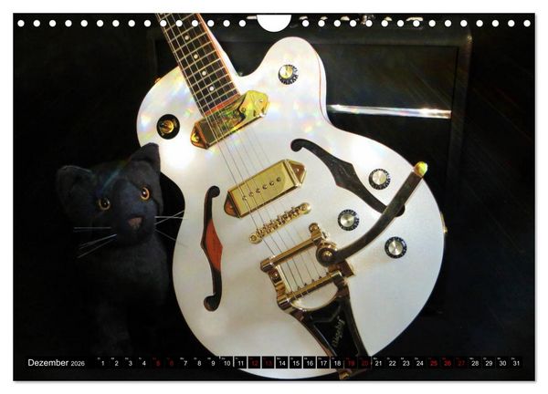 Produktbild: Gitarren und Amps - abgerockt (Wandkalender 2026 DIN A4 quer), CALVENDO Monatskalender