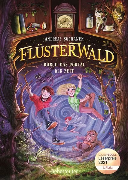 Produktbild: Fl&uuml;sterwald - Durch das Portal der Zeit: Ausgezeichnet mit dem LovelyBooks-Leserpreis 2021: Kategorie Kinderbuch (Fl&uuml;sterwald, Staffel I, Bd. 3)