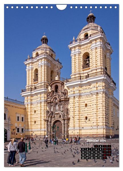 Produktbild: Peru - Kultur - Menschen - Natur (Wandkalender 2026 DIN A4 hoch), CALVENDO Monatskalender