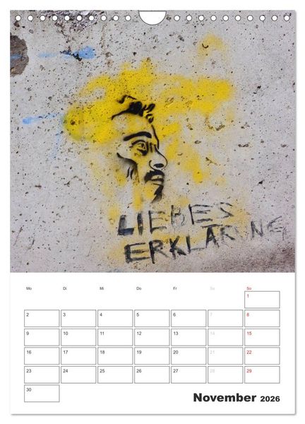 Produktbild: STENCIL ART 2026 - Schablonen Graffiti an H&auml;userfassaden / Planer (Wandkalender 2026 DIN A4 hoch), CALVENDO Monatskalender