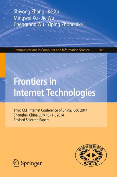 Produktbild: Frontiers in Internet Technologies