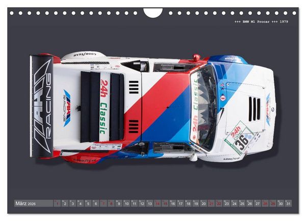 Produktbild: Tourenwagen Classics (Wandkalender 2026 DIN A4 quer), CALVENDO Monatskalender