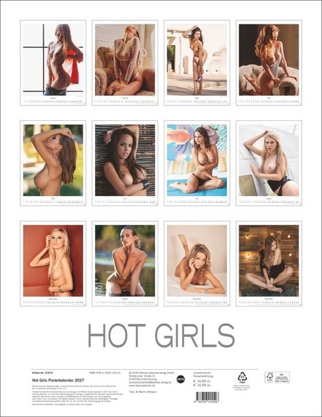Produktbild: Hot Girls Kalender 2027