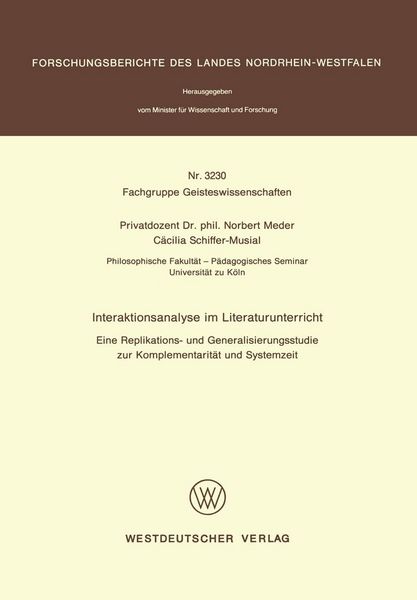 Produktbild: Interaktionsanalyse im Literaturunterricht