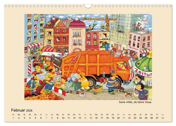 Produktbild: Wimmelbilder (Wandkalender 2026 DIN A3 quer), CALVENDO Monatskalender