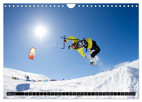 Produktbild: Snowkiting (Wandkalender 2026 DIN A4 quer), CALVENDO Monatskalender