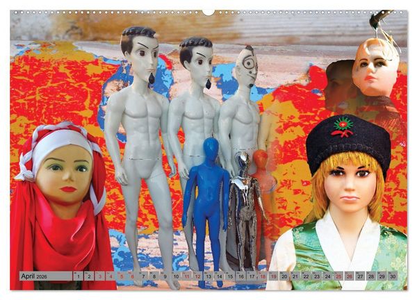 Produktbild: Schaufensterpuppen aus aller Welt (Wandkalender 2026 DIN A2 quer), CALVENDO Monatskalender