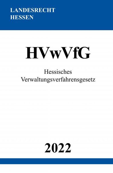 Produktbild: Hessisches Verwaltungsverfahrensgesetz HVwVfG 2022
