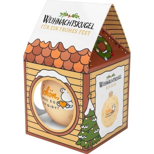 Produktbild: Weihnachtskugel Motiv Sch&ouml;n
