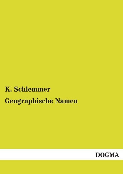 Produktbild: Geographische Namen