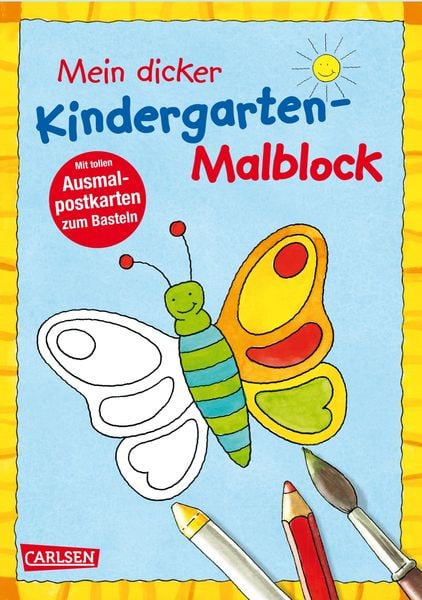 Mein dicker Kindergarten-Malblock, Taschenbuch von Ulrich Velte, Carlsen, 9783551185235