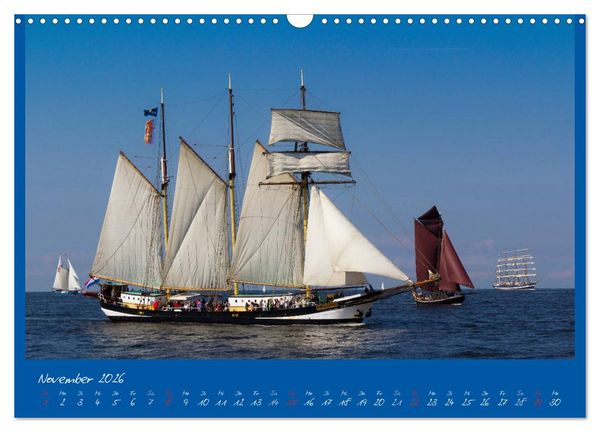 Produktbild: Unter Segeln (Wandkalender 2026 DIN A3 quer), CALVENDO Monatskalender