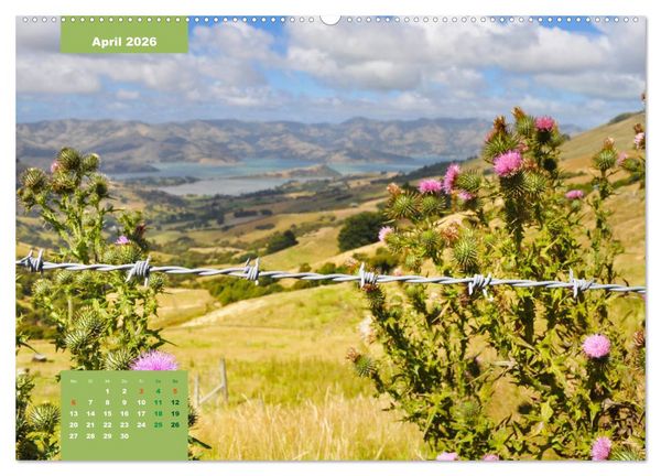 Produktbild: Erlebe mit mir das Naturwunder Neuseeland die S&uuml;dinsel (Wandkalender 2026 DIN A2 quer), CALVENDO Monatskalender