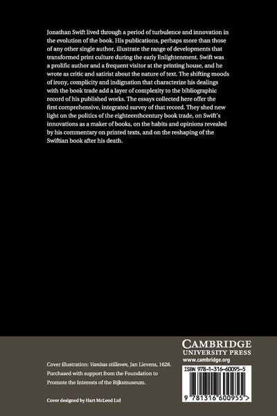 Produktbild: Jonathan Swift and the Eighteenth-Century Book