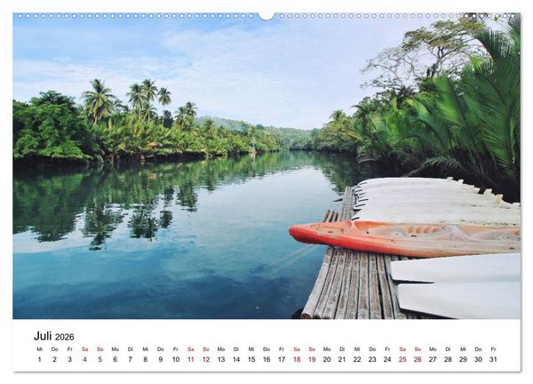 Produktbild: Philippinen - Faszinierende Inselwelten (hochwertiger Premium Wandkalender 2026 DIN A2 quer), Kunstdruck in Hochglanz