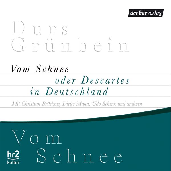 Produktbild: Vom Schnee oder Descartes in Deutschland