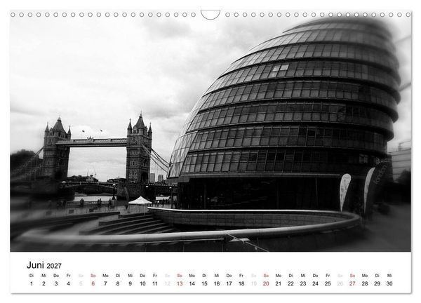 Produktbild: London (Wandkalender 2027 DIN A3 quer), CALVENDO Monatskalender