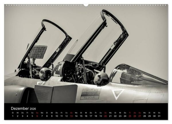 Produktbild: Phantoms bei der Luftwaffe (hochwertiger Premium Wandkalender 2026 DIN A2 quer), Kunstdruck in Hochglanz