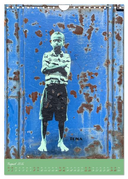 Produktbild: LOVE HAMBURG - STREET ART (Wandkalender 2026 DIN A4 hoch), CALVENDO Monatskalender