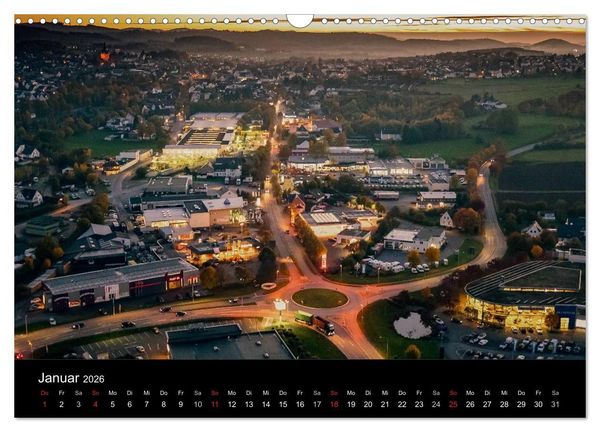 Produktbild: Brilon aus der Vogelperspektive (Wandkalender 2026 DIN A3 quer), CALVENDO Monatskalender