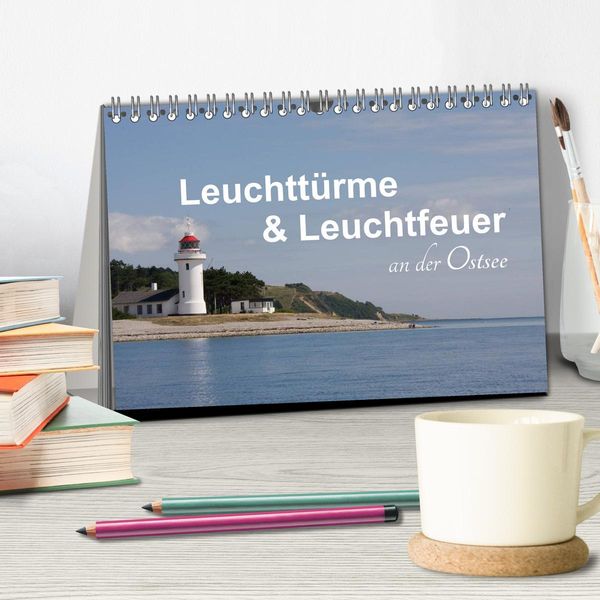 Produktbild: Leuchtt&uuml;rme und Leuchtfeuer an der Ostsee (Tischkalender 2026 DIN A5 quer), CALVENDO Monatskalender