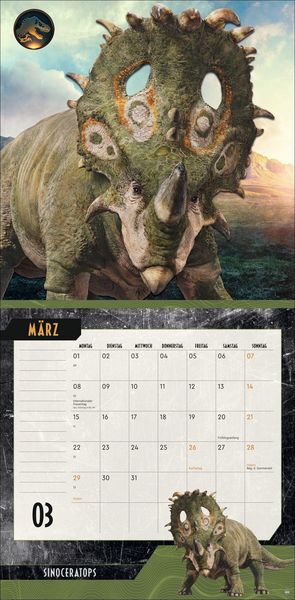 Produktbild: Jurassic World Broschurkalender 2027