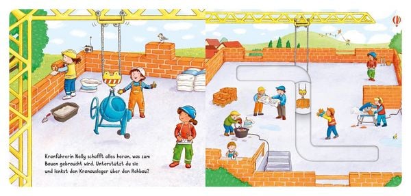 Produktbild: Meine Schiebebahn-Pappe (Soundbuch): Fahr mit auf der Baustelle