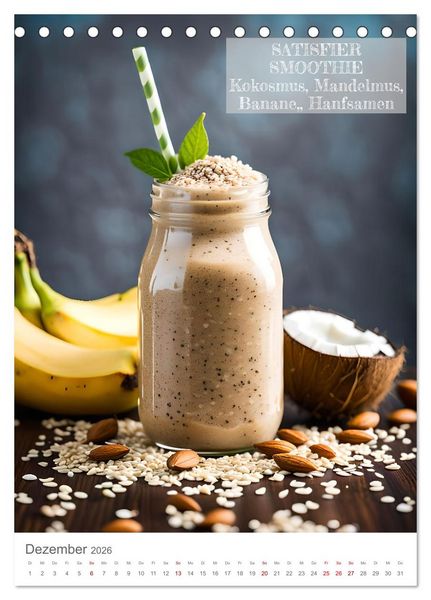 Produktbild: Vitamine im Glas - Gesunde Smoothie Kreationen (Tischkalender 2026 DIN A5 hoch), CALVENDO Monatskalender