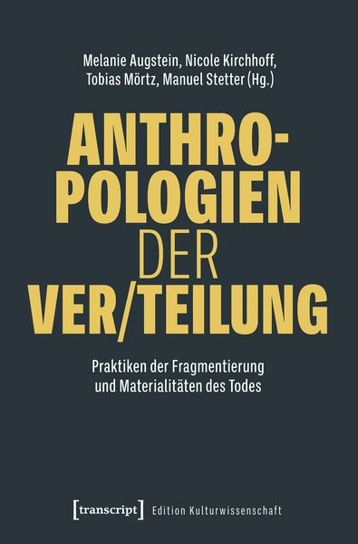 Produktbild: Anthropologien der Ver/Teilung