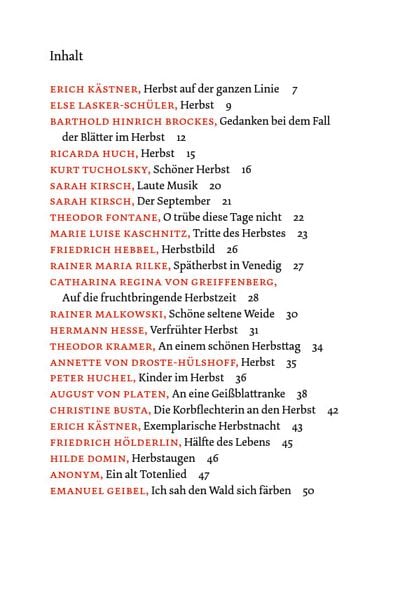 Produktbild: Die sch&ouml;nsten Herbstgedichte