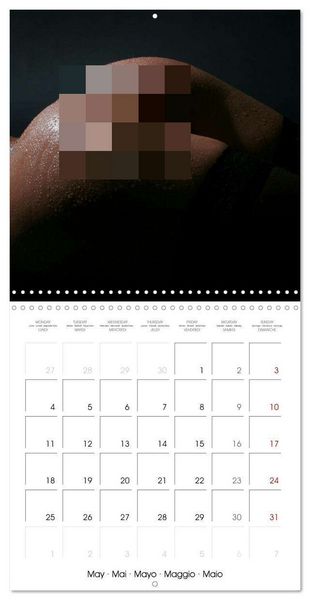 Produktbild: Eau Nue (Calendrier mural carr&eacute; 2026 30x30 cm) Calendrier double avec une page pour vos prises de notes