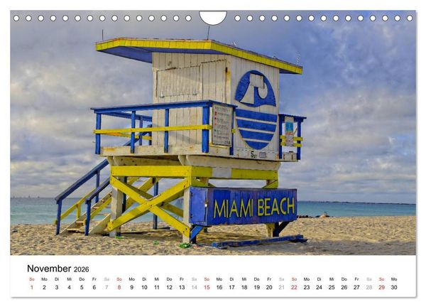 Produktbild: Unter der Sonne Floridas (Wandkalender 2026 DIN A4 quer), CALVENDO Monatskalender