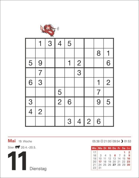 Produktbild: Sudoku Tagesabrei&szlig;kalender 2027 - Das Kult-R&auml;tsel aus Japan