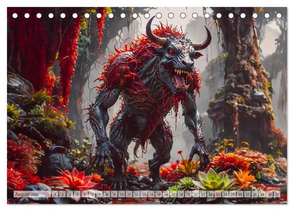 Produktbild: Apokalyptische Wildnis - Schatten der Zivilisation (Tischkalender 2026 DIN A5 quer), CALVENDO Monatskalender
