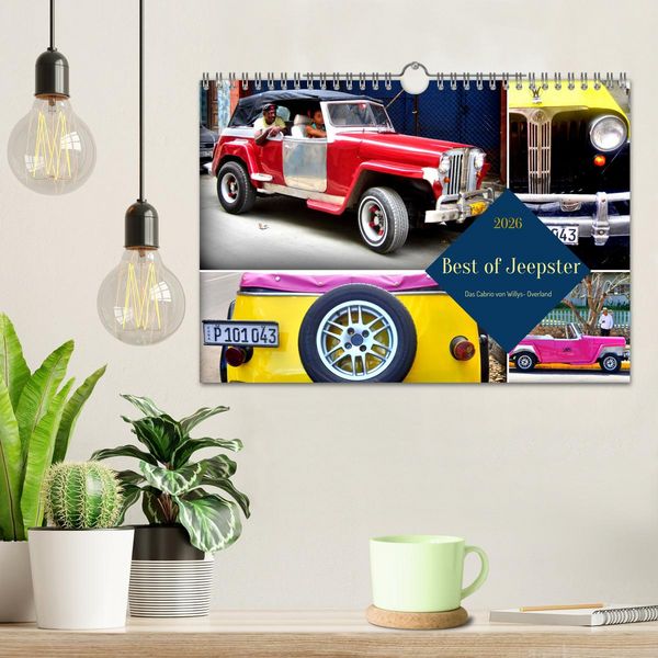 Produktbild: Best of Jeepster - Das Cabrio von Willys-Overland (Wandkalender 2026 DIN A4 quer), CALVENDO Monatskalender