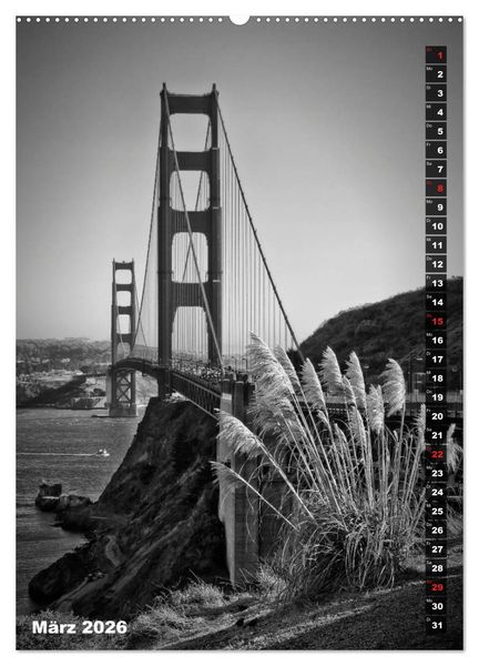 Produktbild: STADTBILDER Monochrome Momente (hochwertiger Premium Wandkalender 2026 DIN A2 hoch), Kunstdruck in Hochglanz
