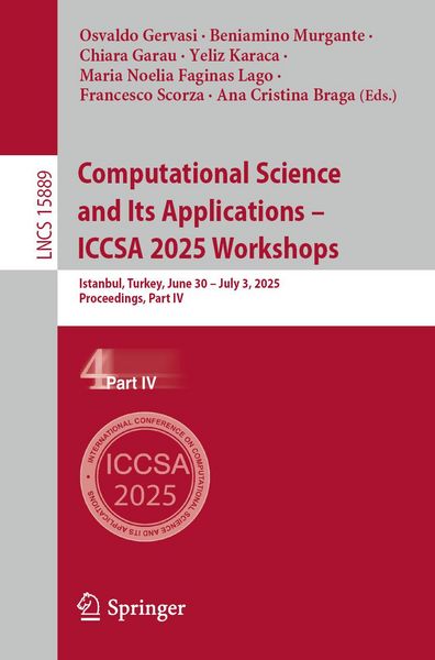 Produktbild: Computational Science and Its Applications - ICCSA 2025 Workshops