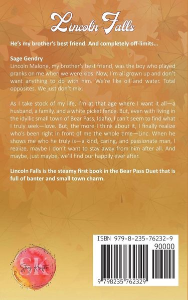 Produktbild: Lincoln Falls (Bear Pass Book 1)