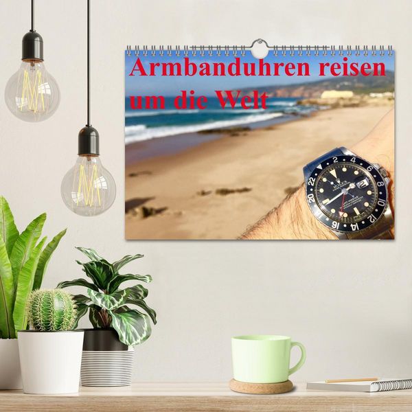 Produktbild: Armbanduhren reisen um die Welt (Wandkalender 2026 DIN A4 quer), CALVENDO Monatskalender