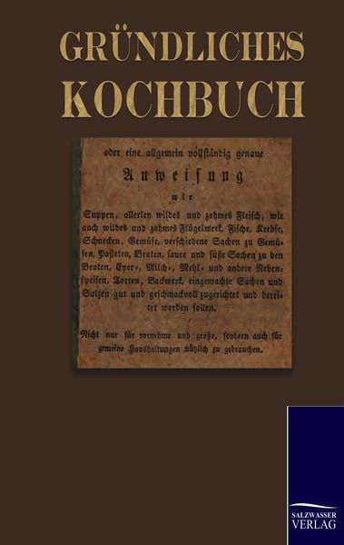 Produktbild: Gr&uuml;ndliches Kochbuch