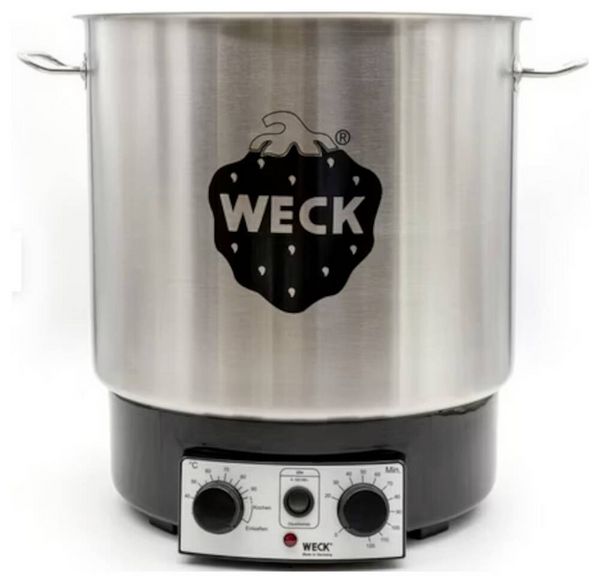 Produktbild: WECK WAT 25 Einkoch-/Hei&szlig;getr&auml;nkeautomat Edelstahl, Schwarz