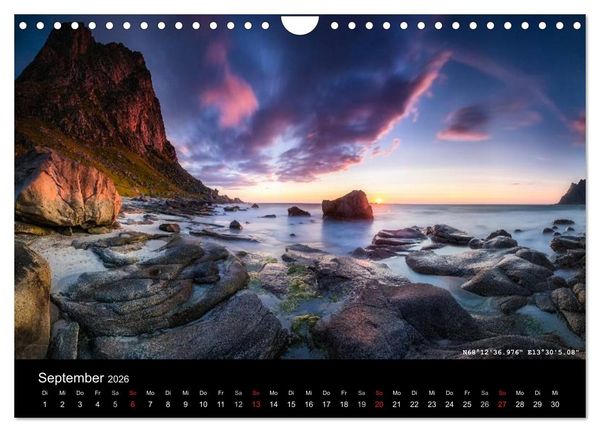 Produktbild: More Wild, Wild Places 2026 (Wandkalender 2026 DIN A4 quer), CALVENDO Monatskalender