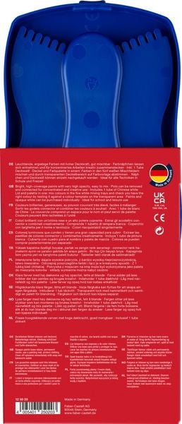 Produktbild: Faber-Castell Farbkasten Connector 24 Farben blau