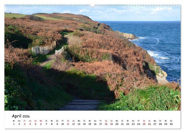 Produktbild: Bretagne. D&eacute;partement Finist&egrave;re - C&ocirc;te des Abers (Wandkalender 2026 DIN A2 quer), CALVENDO Monatskalender