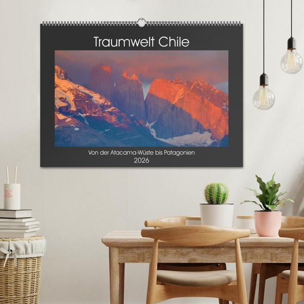 Produktbild: Traumwelt Chile (Wandkalender 2026 DIN A2 quer), CALVENDO Monatskalender
