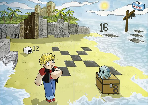 Produktbild: Der Minecraft Code (Band 2) - Gefahr auf der Pixelinsel