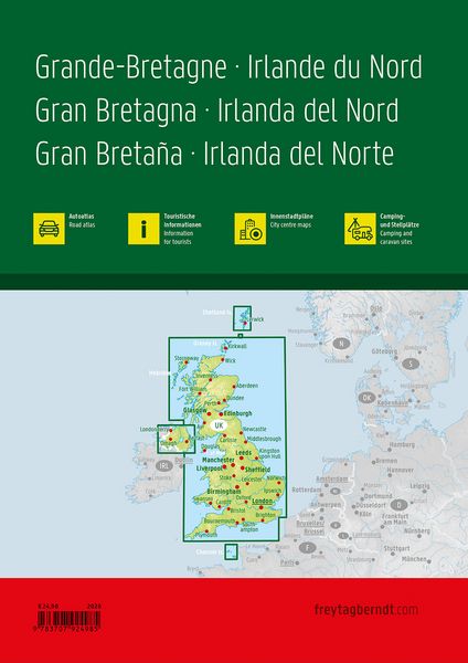 Produktbild: Freytag & berndt Autoatlas Gro&szlig;britannien - Nordirland 1:200.000